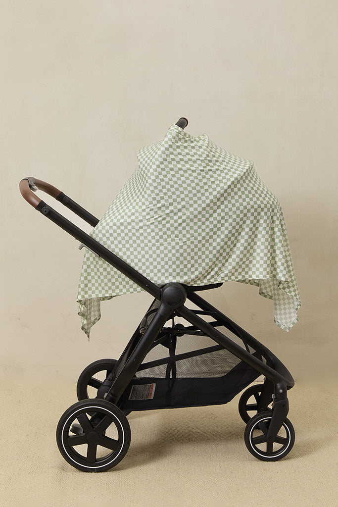 Fern Chequer Nursing Cover