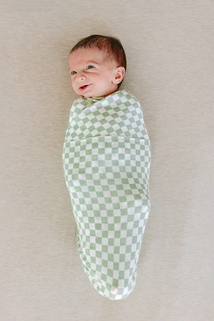 Fern Chequer Swaddle