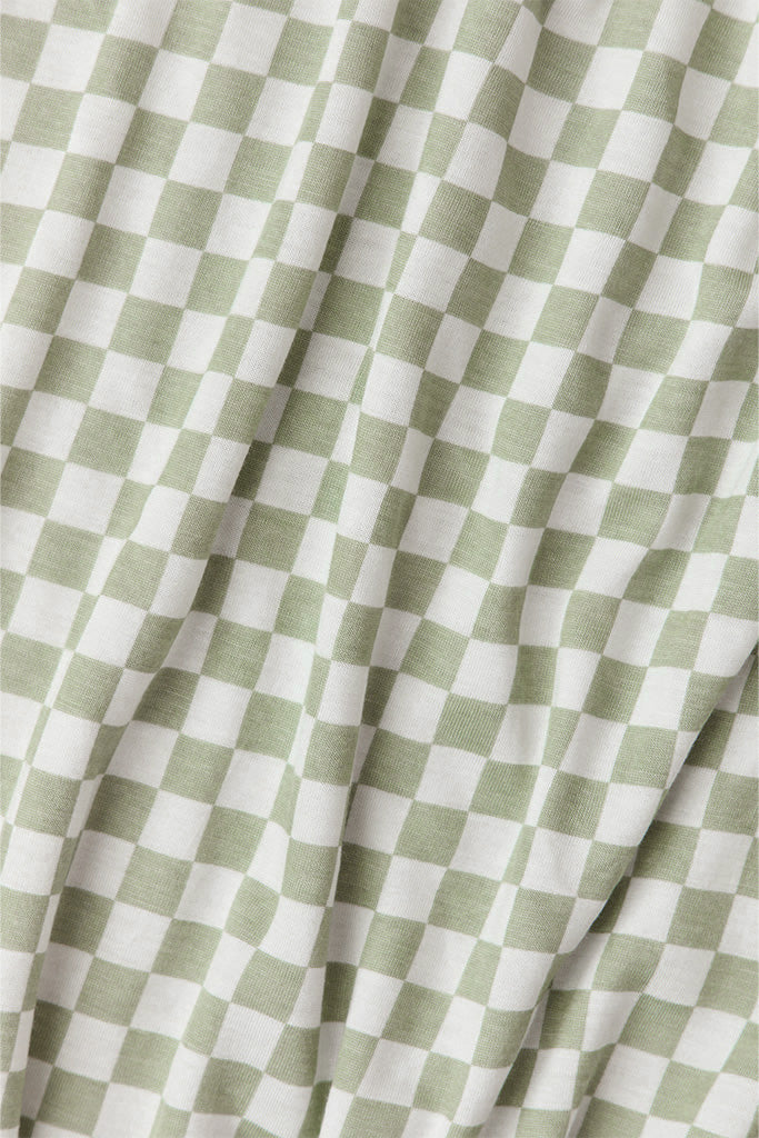 Fern Chequer Toddler Fitted Sheet