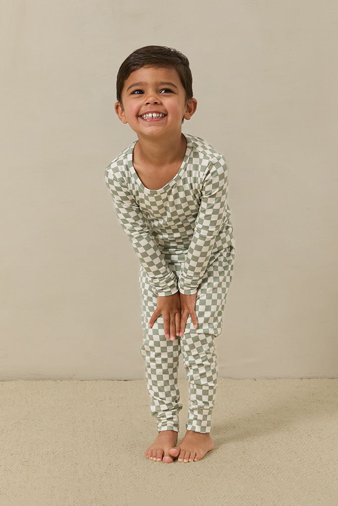 Fern Chequer Toddler Sleep Set