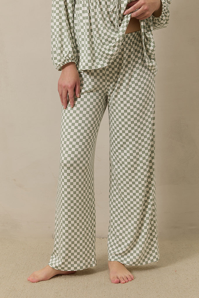 Fern Chequer Women’s Sleep Set