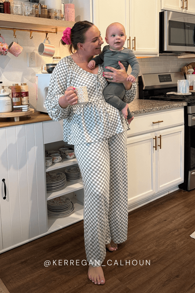 Fern Chequer Women’s Sleep Set