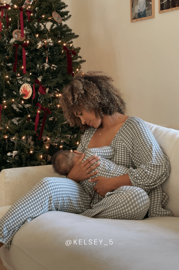 Green Gingham Women’s Sleep Set