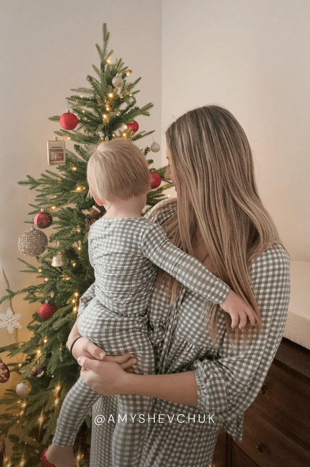 Green Gingham Women’s Sleep Set