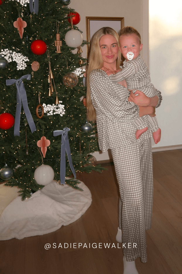 Green Gingham Women’s Sleep Set