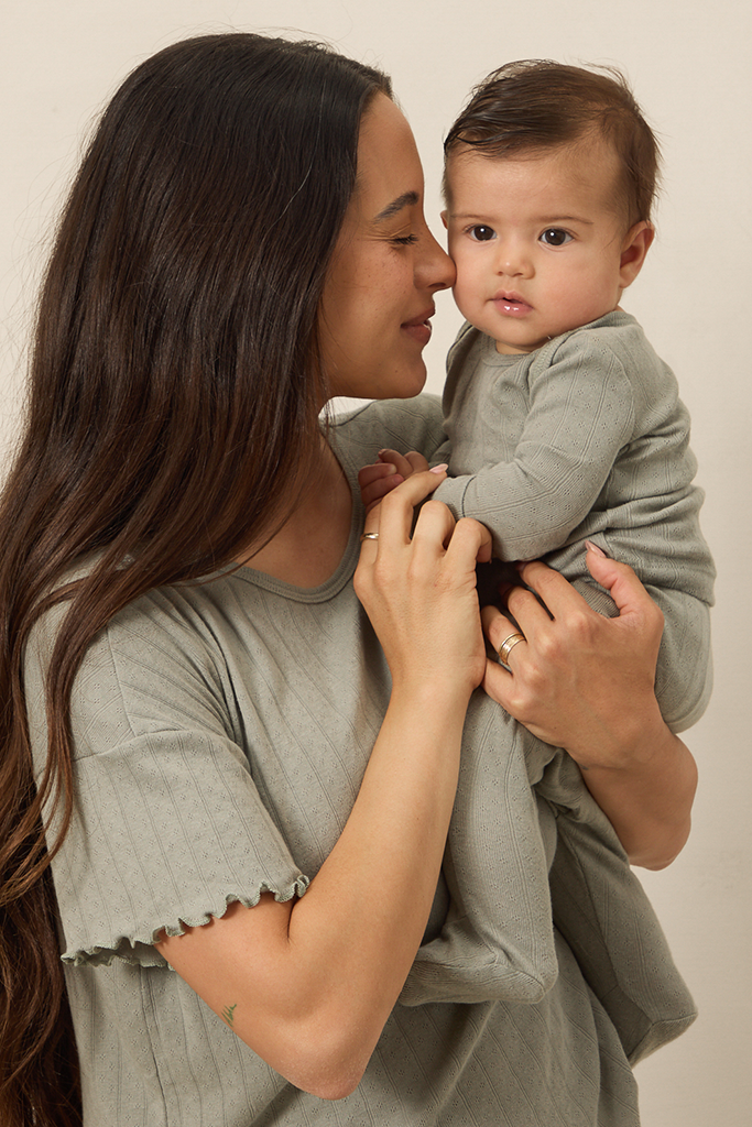 Mist Pointelle Short-Sleeve Women’s Sleep Set