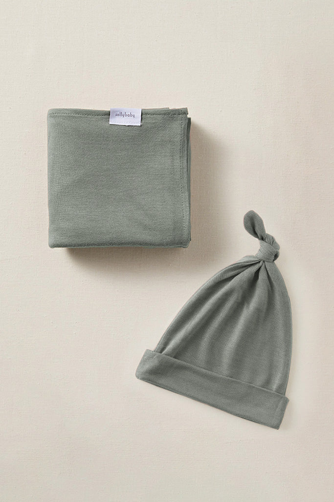 Mist Swaddle + Hat Set