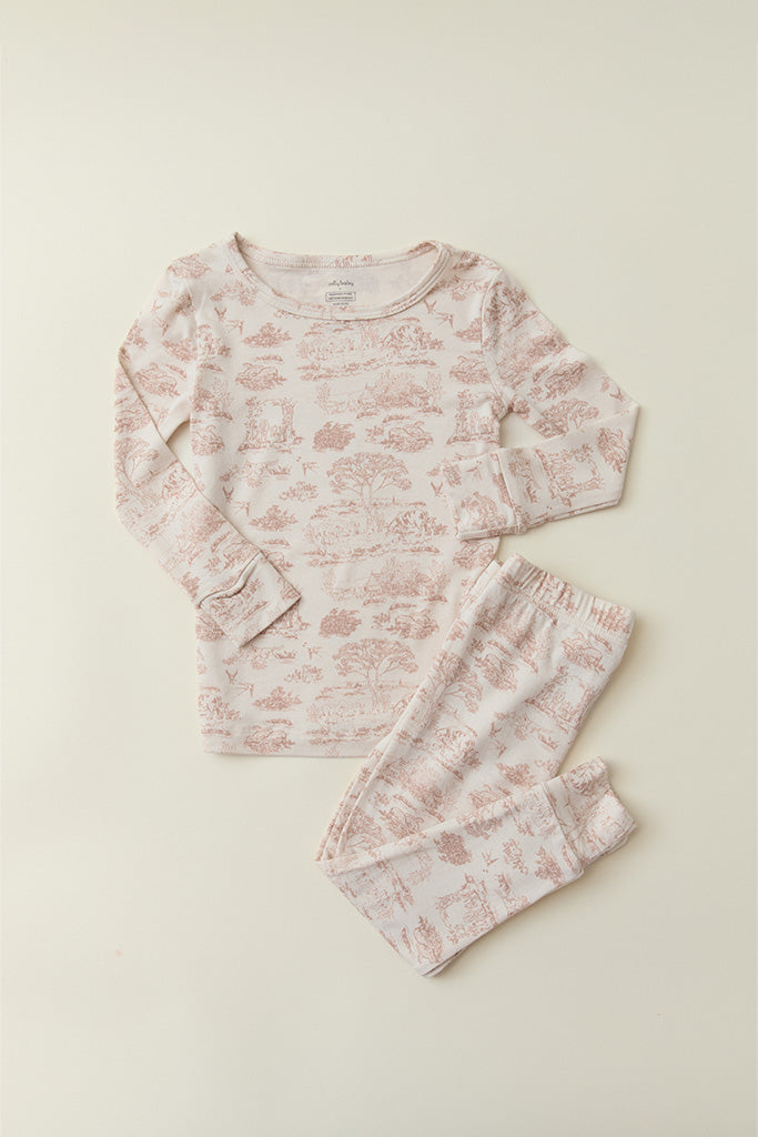 Rose Toile Toddler Sleep Set