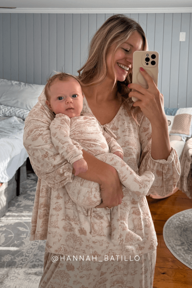 Rose Toile Baby Sleep Set