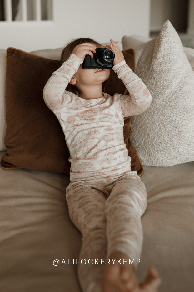 Rose Toile Toddler Sleep Set