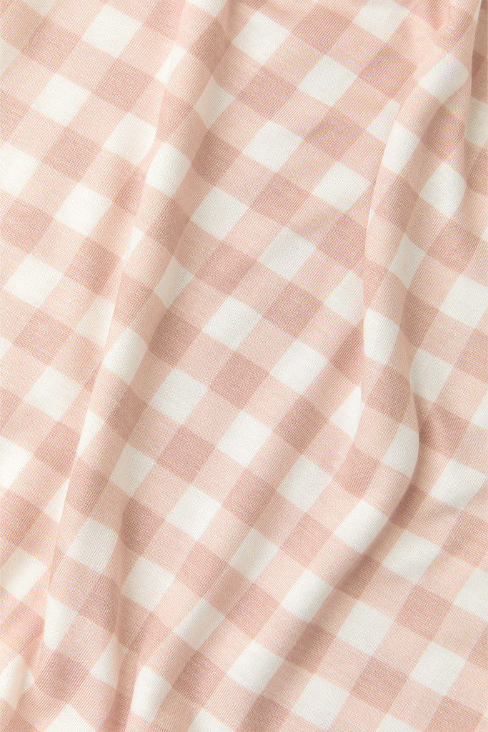 Rosebud Gingham Wrap