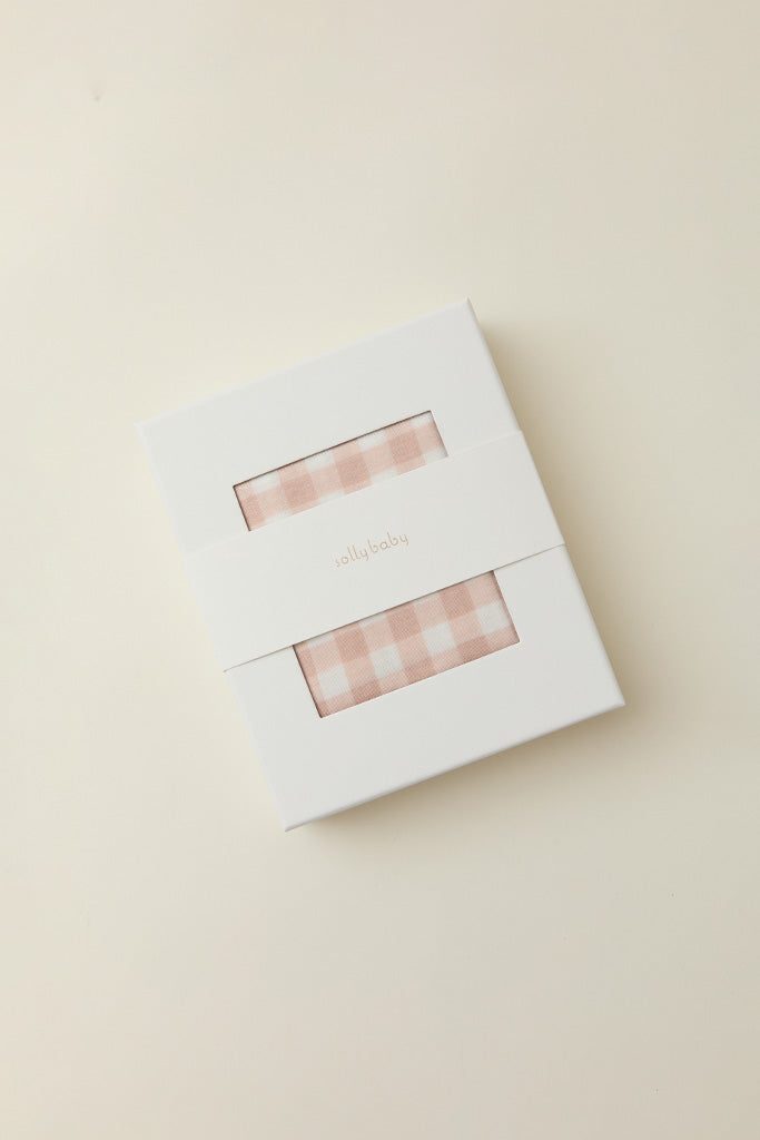 Rosebud Gingham Wrap