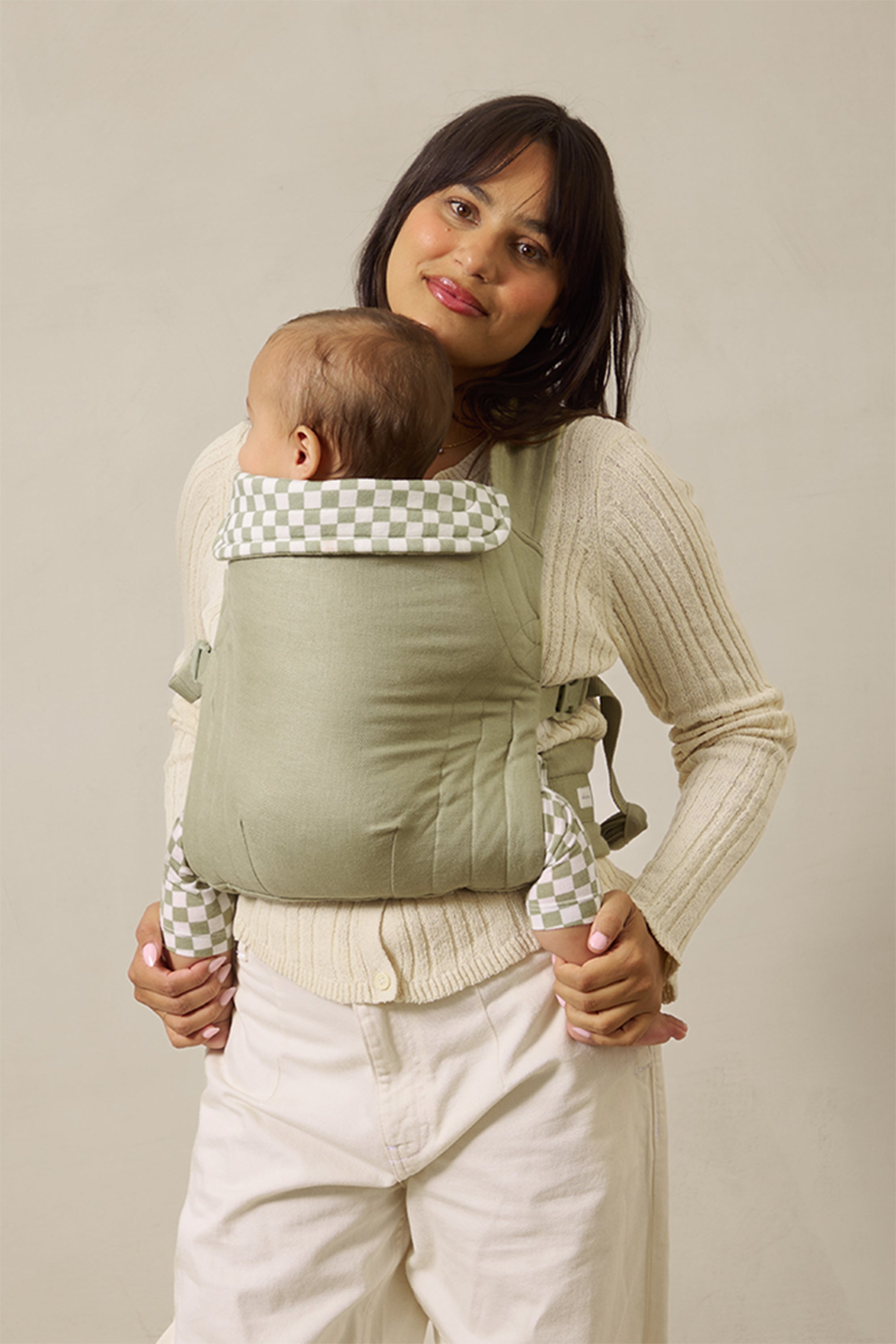 Preorder | Sage Chequer Soft Carrier
