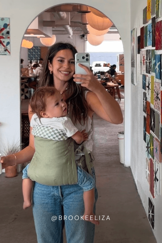 Sage Chequer Soft Carrier