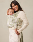 Sage Chequer Wrap + Dolly Bundle