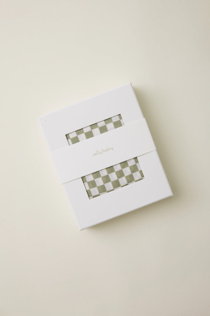 Sage Chequer Wrap