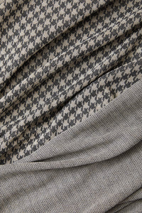 Stormy Houndstooth Wrap