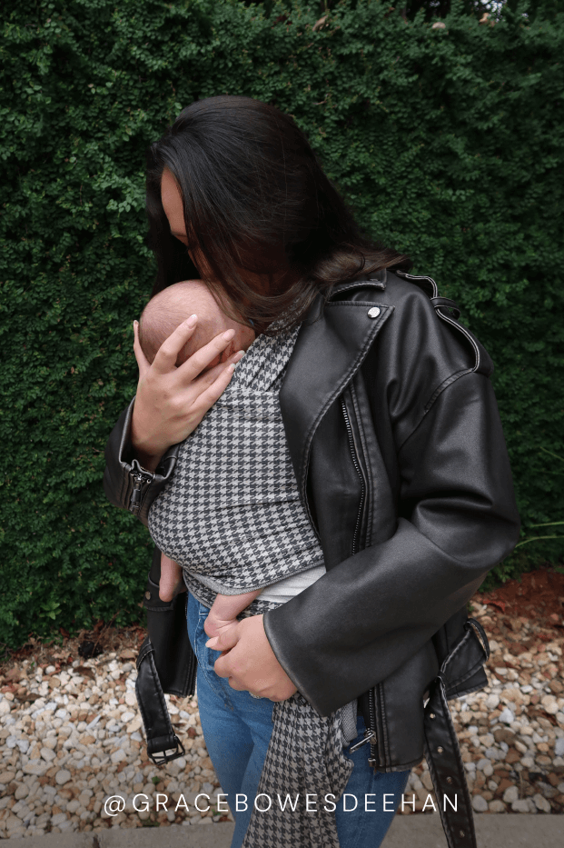 Stormy Houndstooth Wrap