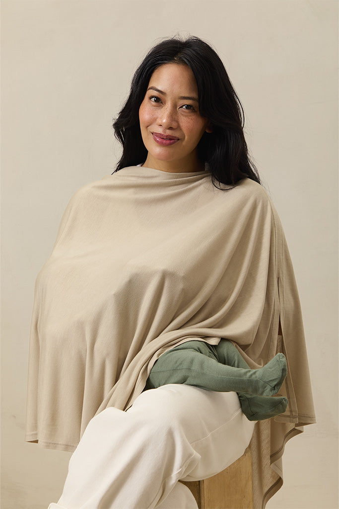 Taupe Nursing Cover