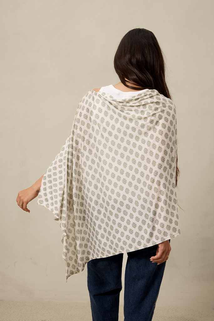 Thistle Block Nursing Cover