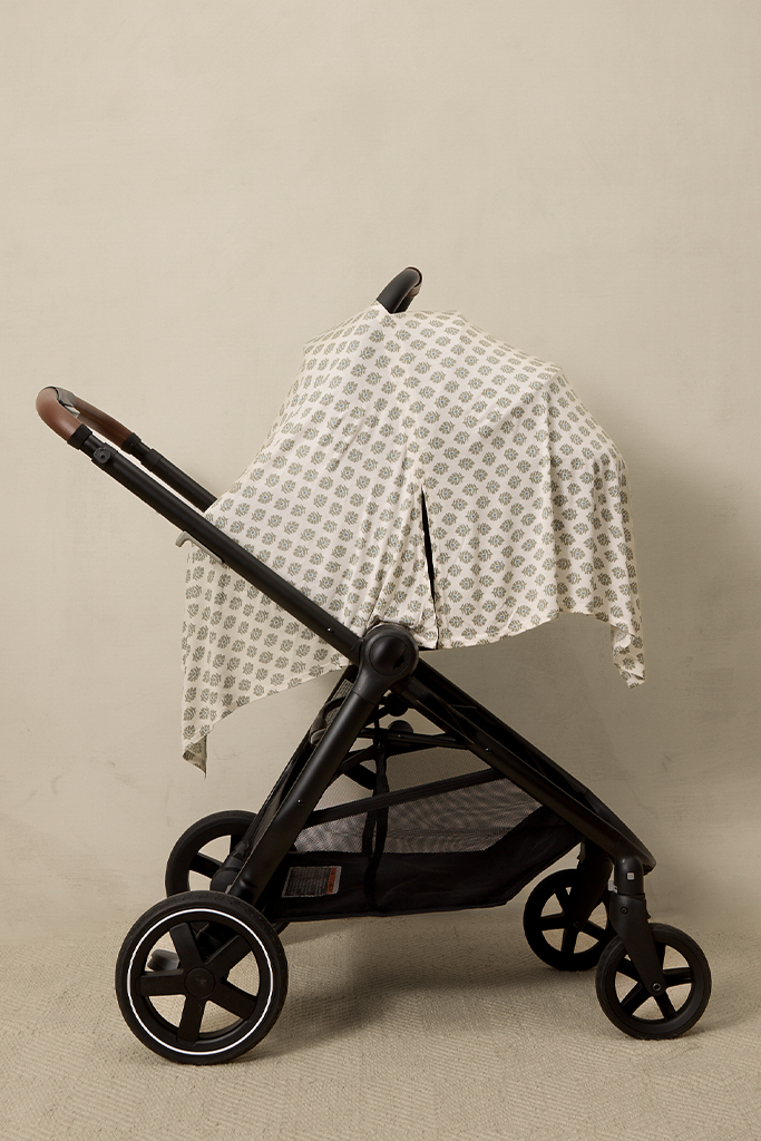 Thistle Block Nursing Cover