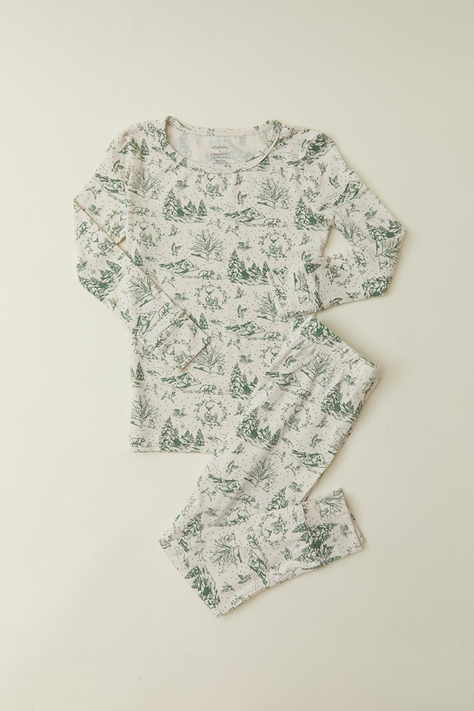 Toddler Winter Toile Sleeper