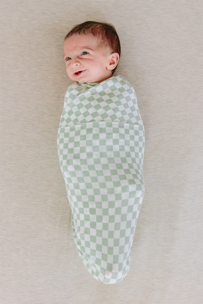Fern Chequer Swaddle
