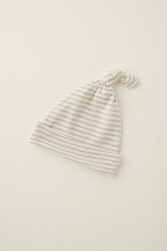 Driftwood Stripe Knotted Hat